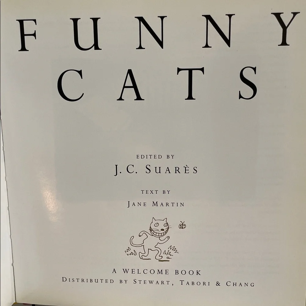Funny Cats Book By JC Suares 1995